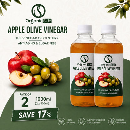 Apple Olive Vinegar | Pakistan's First Apple Cider Vinegar with Olive Extract