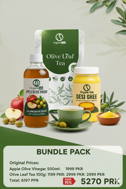 Vinegar + Tea + Desi Ghee - Bundle Pack