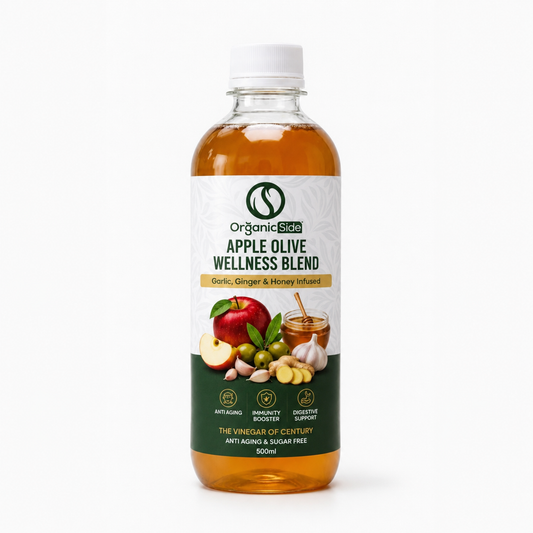 Apple Olive Wellness Blend – Apple Olive Vinegar with Garlic, Ginger & Honey - Cardio Clean